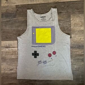 Nintendo Game Boy Gray Tank Top